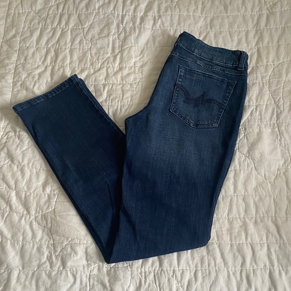 Wrangler Women's Straight Leg Jeans - Dark Blue